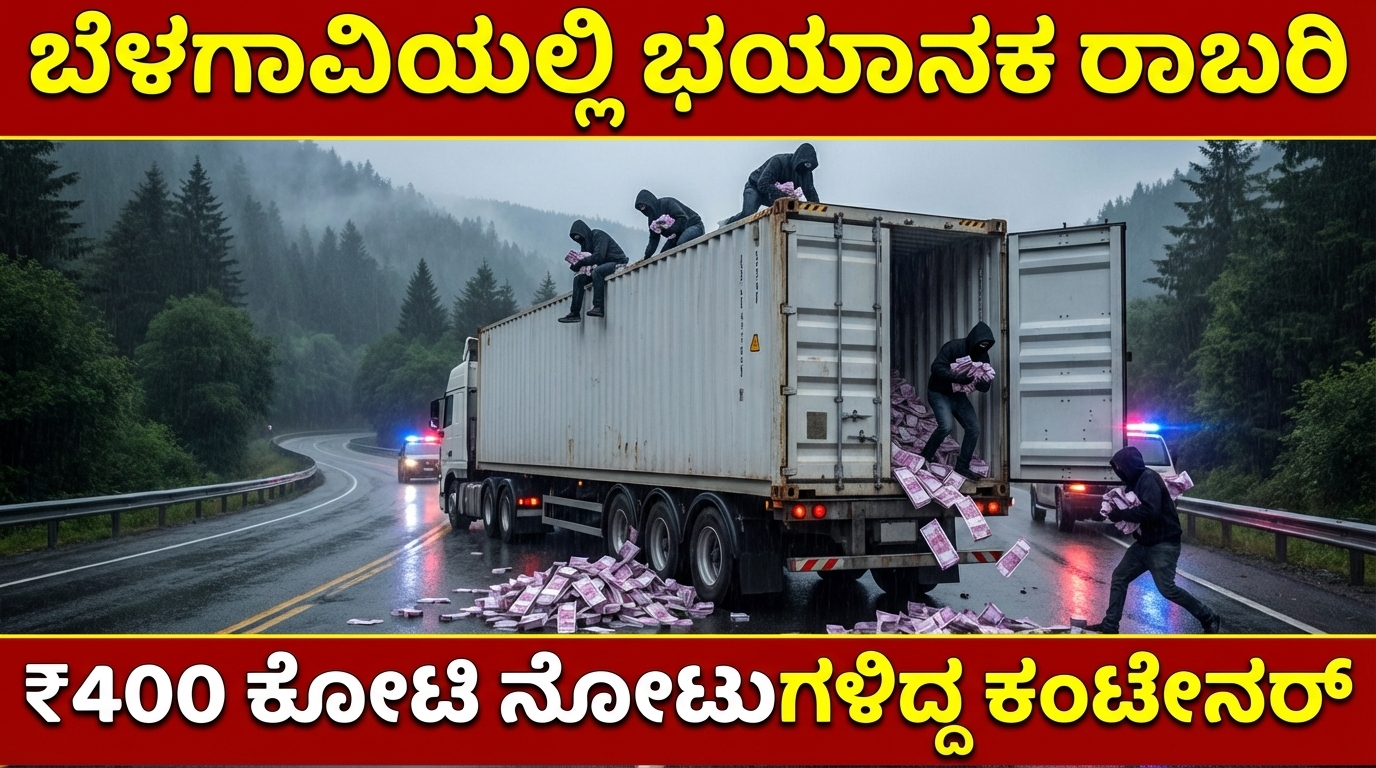 Container carrying Rs 400 crore worth of notes hijacked